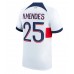 Maillot de foot Paris Saint-Germain Nuno Mendes #25 Extérieur vêtements 2023-24 Manches Courtes